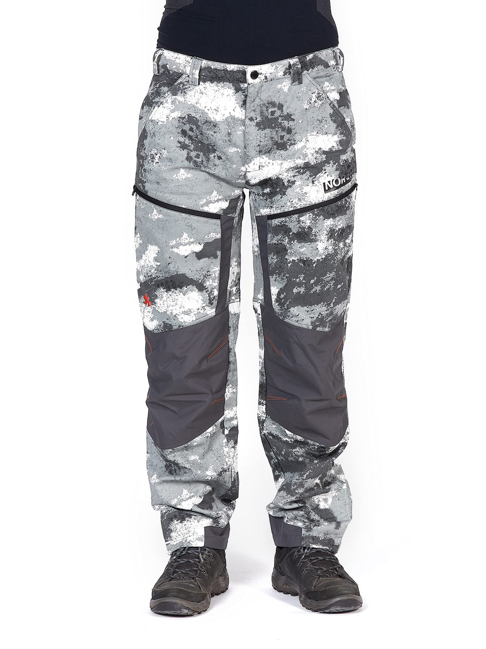 NORFIN Sigma Canvas Pants knee-reinforced detail, protects during kneeling and fishing.