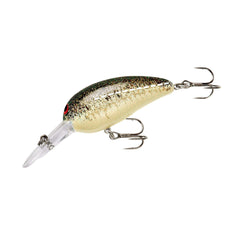 Norman Middle N mid-depth crankbait front view highlighting wide wobble for bass fishing