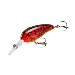 Norman Middle N mid-depth crankbait in water action delivering broad fishing wobble.