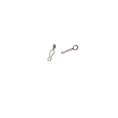 Norman SK-1 Speed Clips on lure eyelet demonstrating free movement during action.