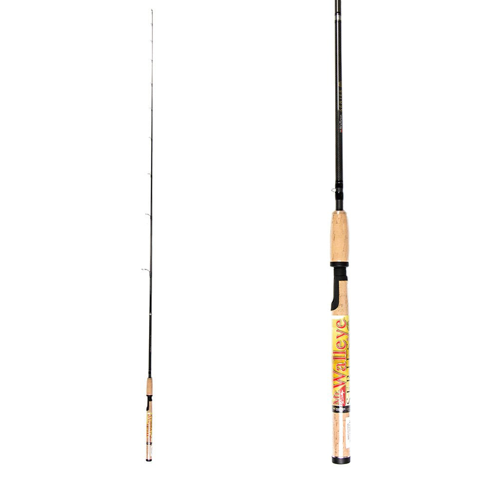 Norsemen Mr. Walleye 7ft6 slip-bobber spinning rod enables precise casts in windy conditions.