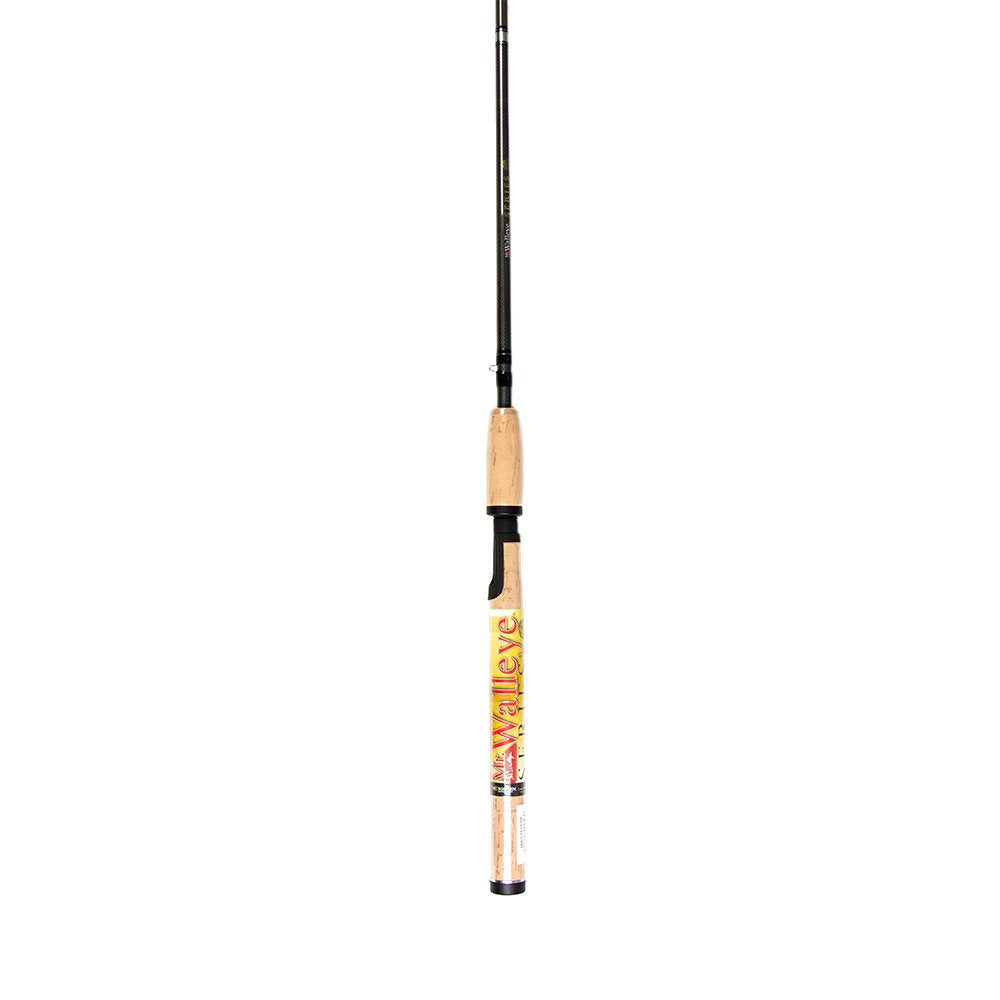Norsemen Mr. Walleye 7ft6 spinning rod with balanced action for lures.