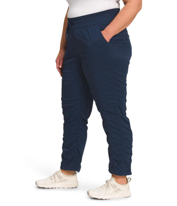 The North Face Aphrodite 2.0 Pant Summit Navy back view showcases versatile outdoor styling.