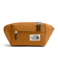 The North Face Berkeley Lumbar Bag front view showing compact organization for wallet and keys.