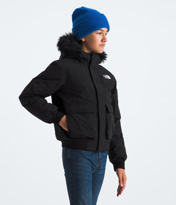 The North Face Teen McMurdo Hooded Jacket back view highlights relaxed fit for easy layering.
