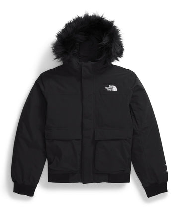 The North Face Teen McMurdo Hooded Jacket TNF Black color for versatile winter styling.