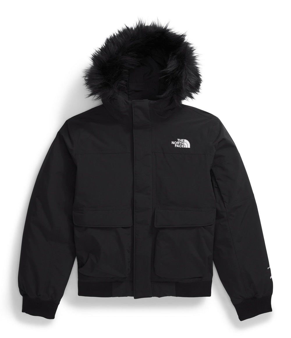 The North Face Teen McMurdo Hooded Jacket TNF Black color for versatile winter styling.