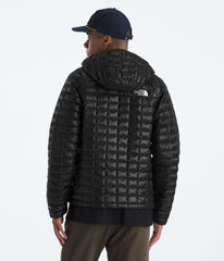 The North Face Thermoball Hooded Jacket with DWR finish shields rain.