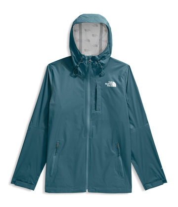 The North Face Alta Vista rain jacket packable design ideal for travel and portability.