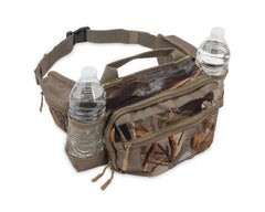 North Mountain Gear camouflage fanny pack side pockets ideal for phone and gloves.