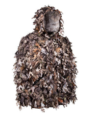 North Mountain Gear Ghillie Suit leaf detail shows 3D camouflage for better blending.