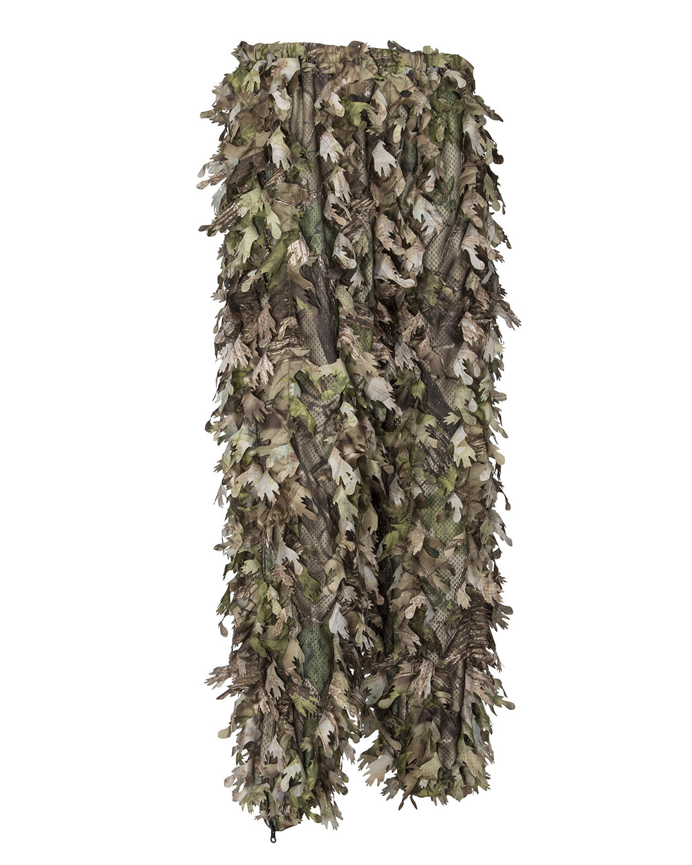 North Mountain Gear ghillie suit pants knee-zip view emphasizes quick on/off.