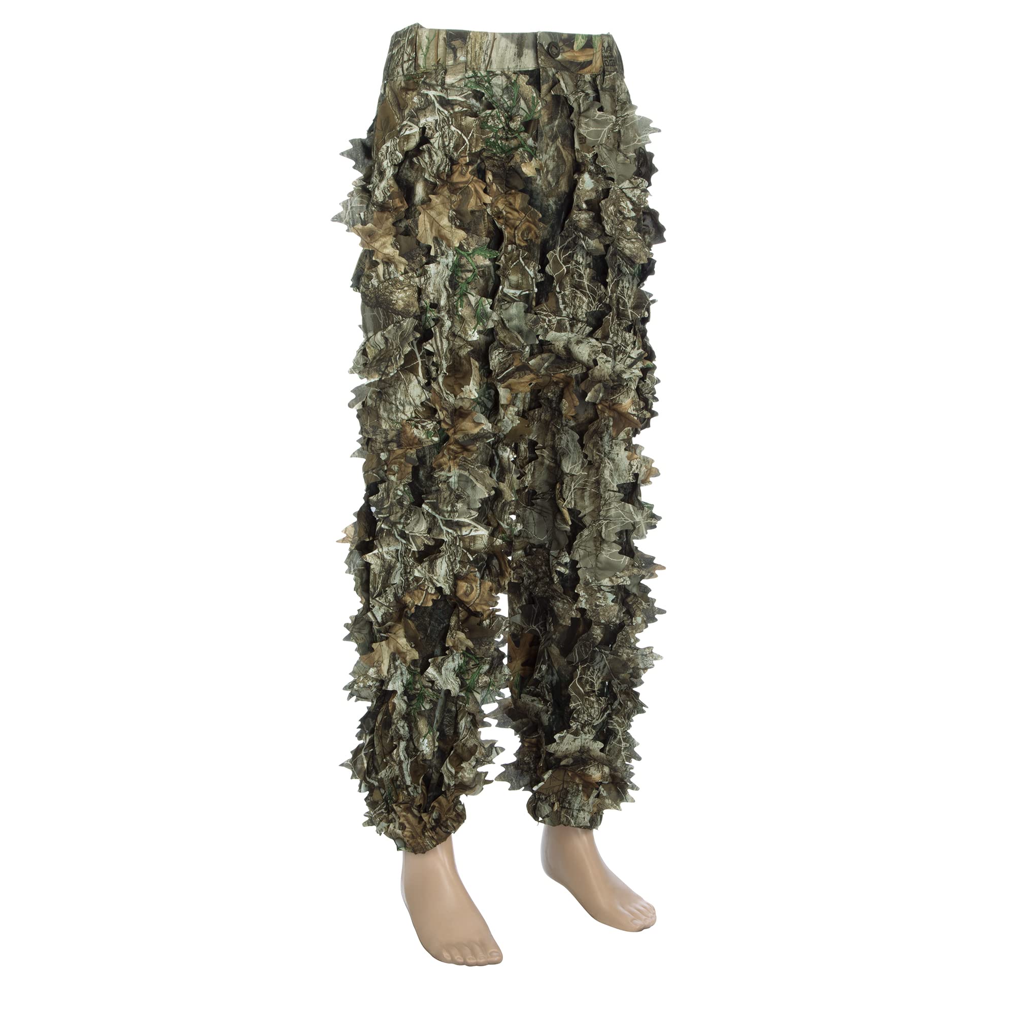 North Mountain Gear Realtree Edge leafy pants knee-zip design enables quick on/off wear.