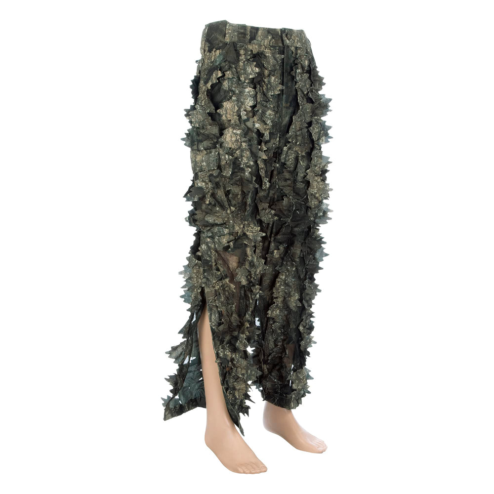 Realtree camouflage and self-adjusting waistband adapt to varied ground cover.