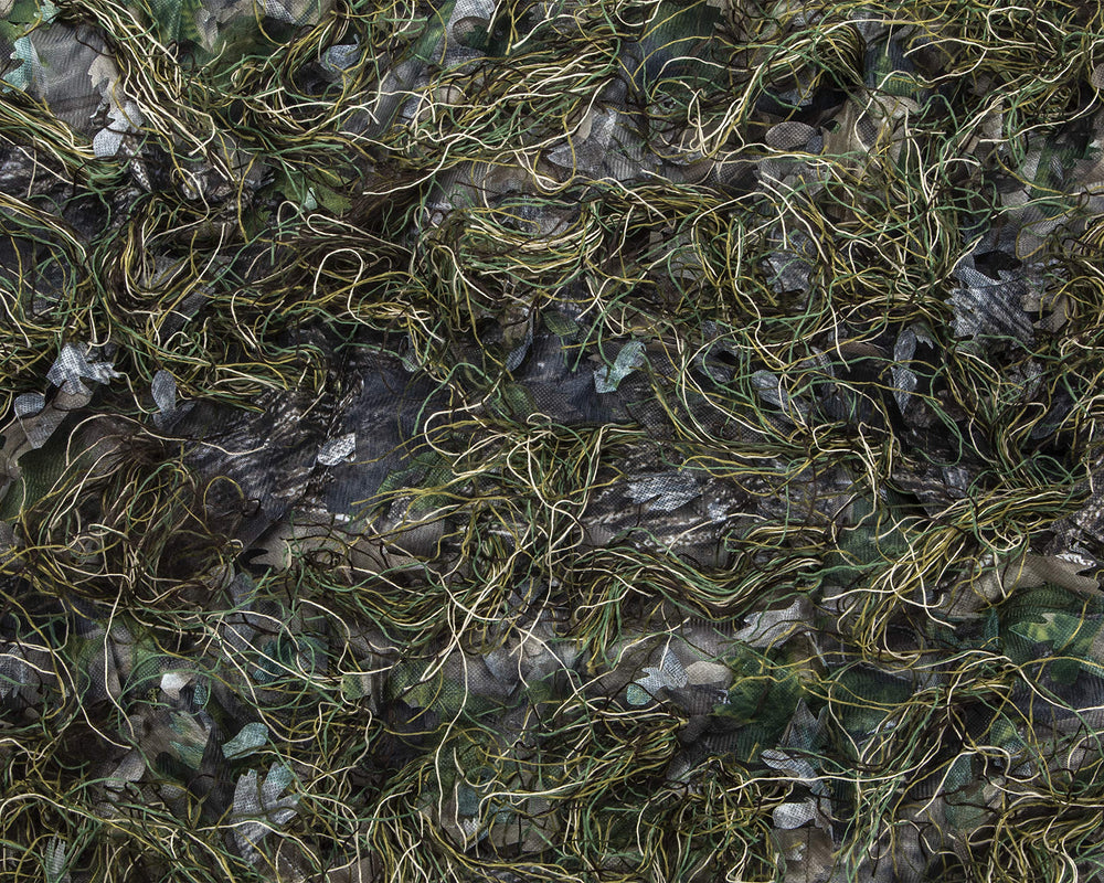North Mountain Gear universal camo netting portable setup showing easy backpack storage and transport
