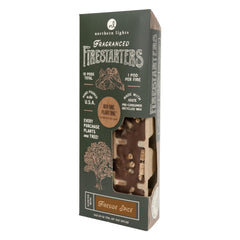 Northern Lights Firestarters Fireside Spice pack front for quick, fuss-free ignition.