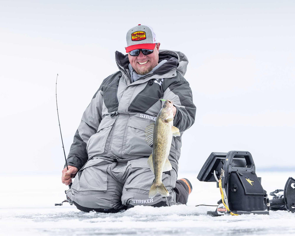 Durable metal Buck-Shot spoon designed for cold conditions and ice sessions