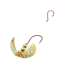 Northland Butterfly Harness Rig 1 Gold Shiner 2Pk showcasing the two-pack gold shiner setup for versatile jigging.