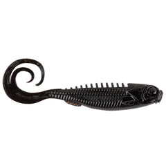 Northland Eye-Candy Grub 3-Inch Black delivers lifelike action for walleye and bass finesse.