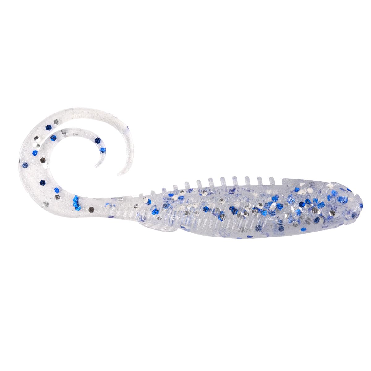Northland Eye-Candy Grub 3-inch Glow Moonlight ideal for attracting walleye in low light