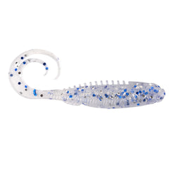 Northland Eye-Candy Grub 3-inch Glow Moonlight ideal for attracting walleye in low light