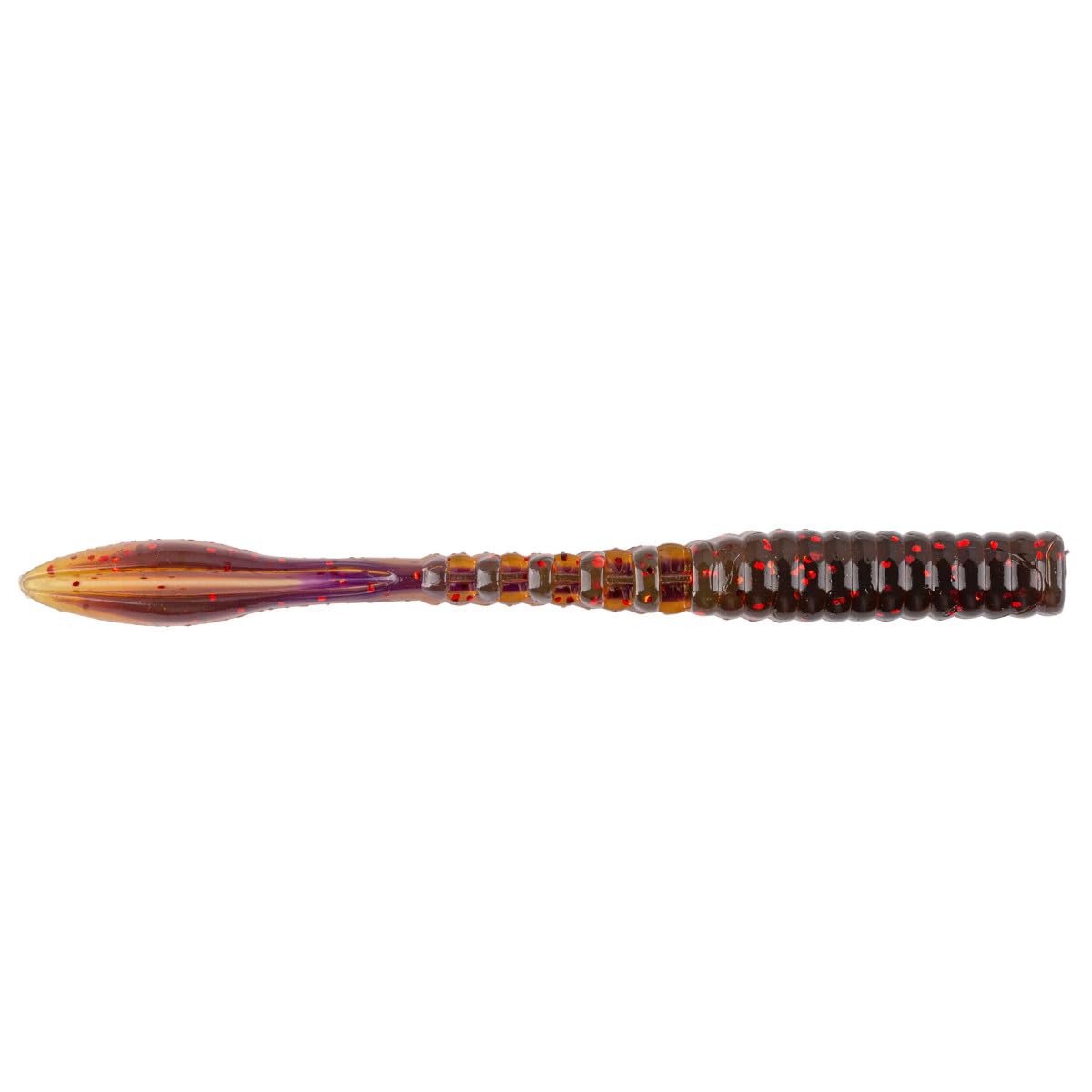 Northland Eye-Candy Jig Crawler Worm natural core, ideal for walleye and panfish attraction.