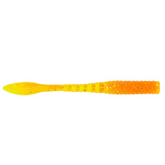Northland Eye-Candy Jig Crawler Worm Sunrise Core lure with lifelike action to attract walleye