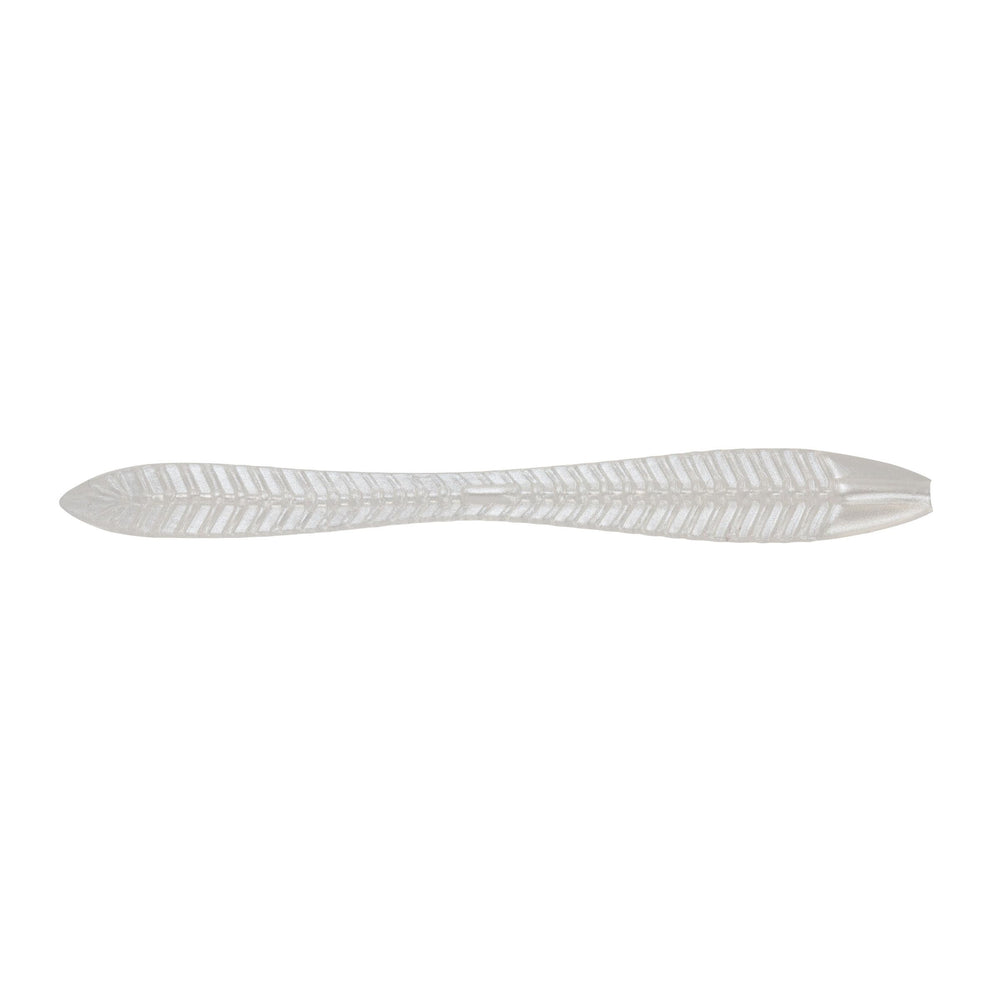 Northland Tackle Eye Candy Riggin Leech floating 6-inch pearl white lure for lifelike walleye attraction