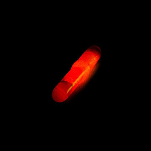 Northland GSSR-9 Glow-Shot Sticks 1-inch Glow Red glows for night fishing and easy lure attachment