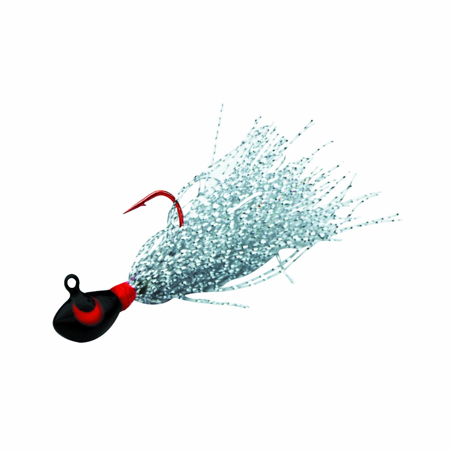 Northland Gypsi Jig-2 per card in black; ideal panfish teaser lure for weed edges