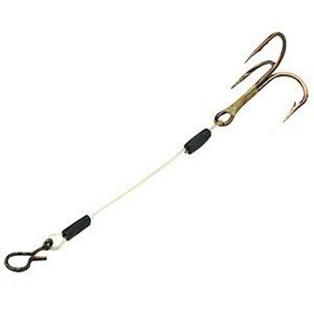 Northland Lethal Sting'r Hook 3pk on a jig boosts light-biting walleyes' chances.