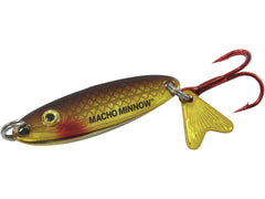 Northland Macho Minnow Spoon Gold Shiner 1-12oz for crappie and trout fishing