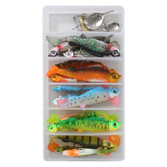 Northland Mimic Minnow swimbait paddle-tail action ready to trigger strikes in rippling waters.