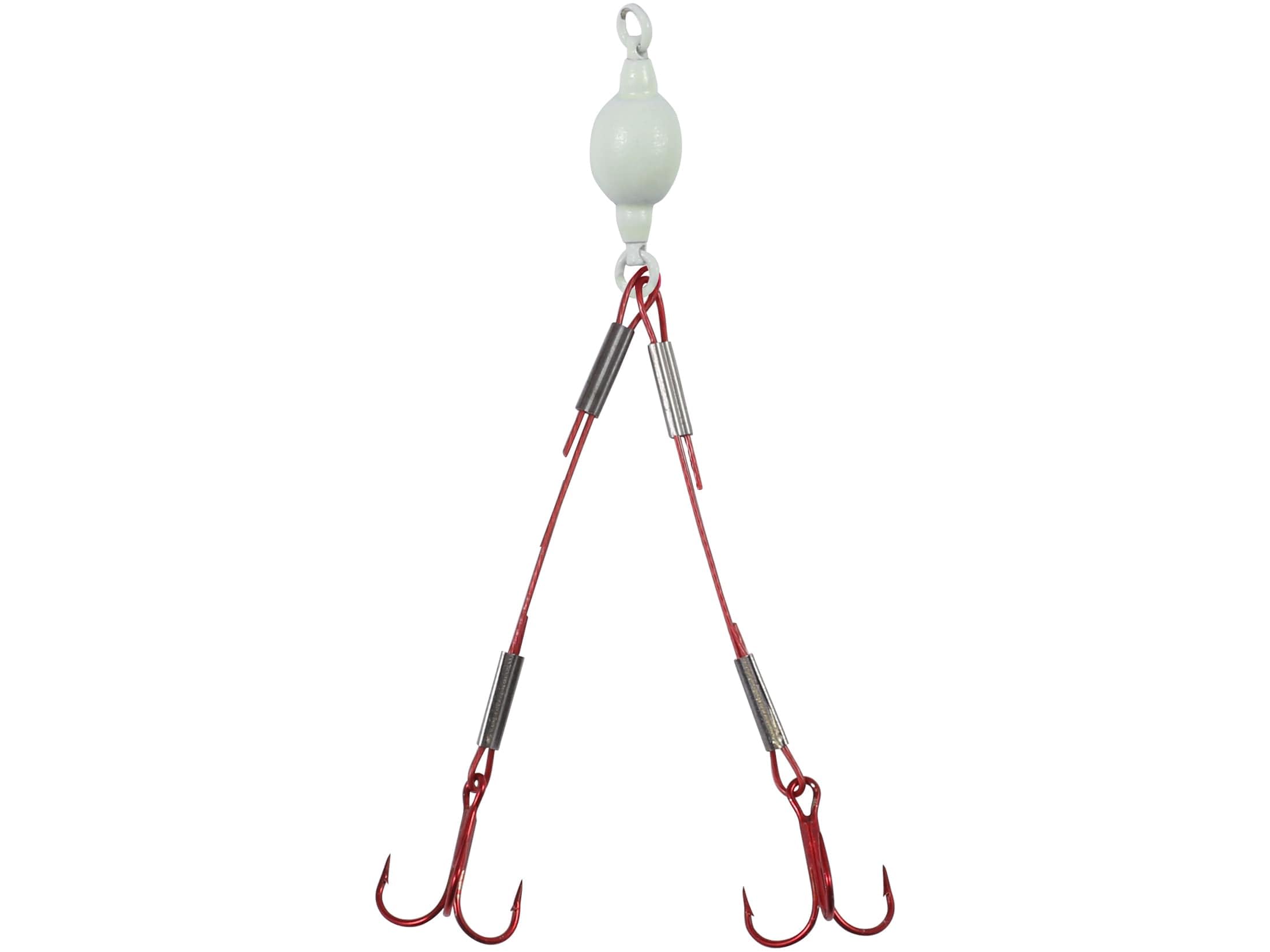 Northland Mini Predator Rig with #8 hooks and glow white wire for panfish and predators