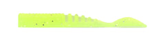 Northland Pan-Candy Crawler 1.75-inch worm in silver chartreuse displays lifelike action for panfish.