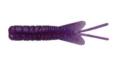 Northland Pan-Candy Larvae Bug 1.75-inch Grub Purple front view highlights glider wings for a lifelike fall