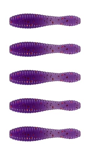 Northland Pan-Candy Leech 1-25 Purple close-up highlights soft buoyant TPE texture.