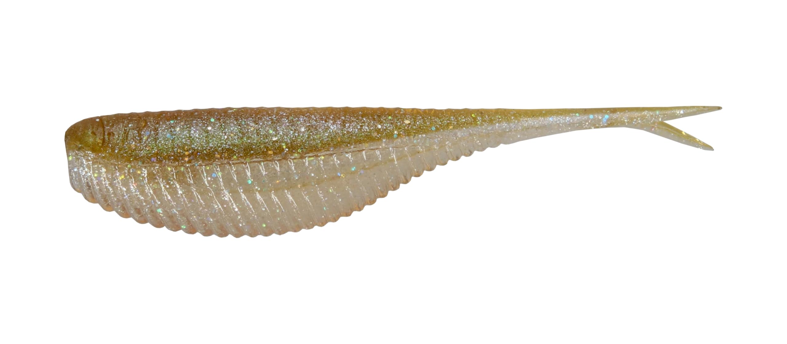 Northland Pan-Candy Minnow 2-inch smelt profile entices panfish in clear water.