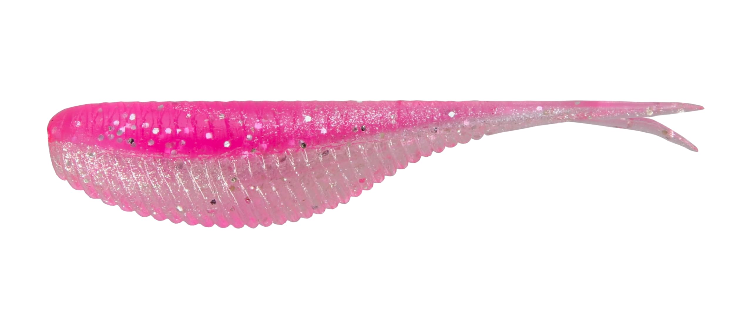 Northland Pan-Candy Minnow 2in Pink Silver front view highlighting lifelike action for panfish