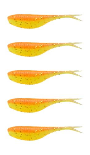 Northland Pan-Candy Minnow 2in Sunrise highlights buoyant material that improves panfish presentations