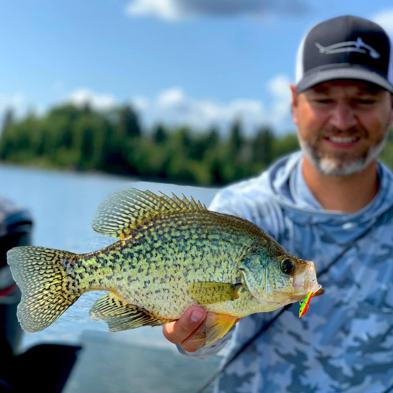 Northland Puppet Minnow 1 oz size covers pike and lake trout effectively