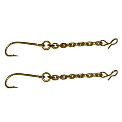 Northland Tackle bait chain dropper rig with single hook 8 gold for panfish bites