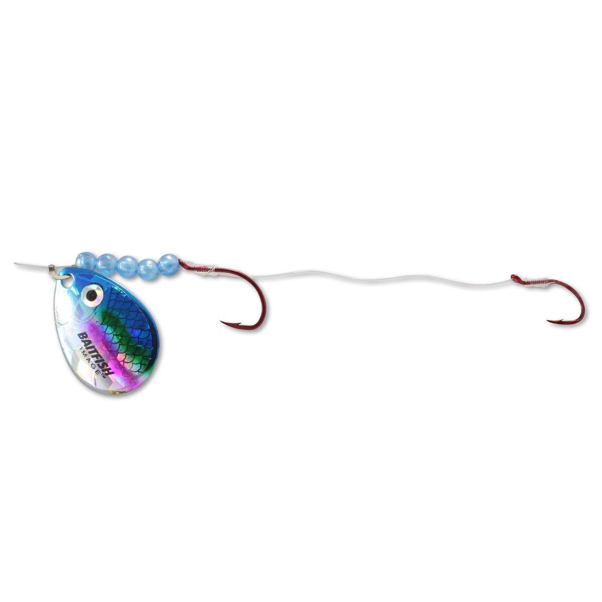 Northland Baitfish Spinner works with leeches for drift baiting.