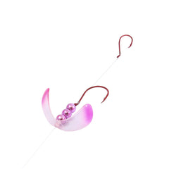 Northland Tackle BFBH2-CTP butterfly blade harness with pink tip for walleye trolling control.