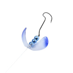 Northland Tackle BFSDR2-CTB blue lure shows compatibility with rock-runner rigs
