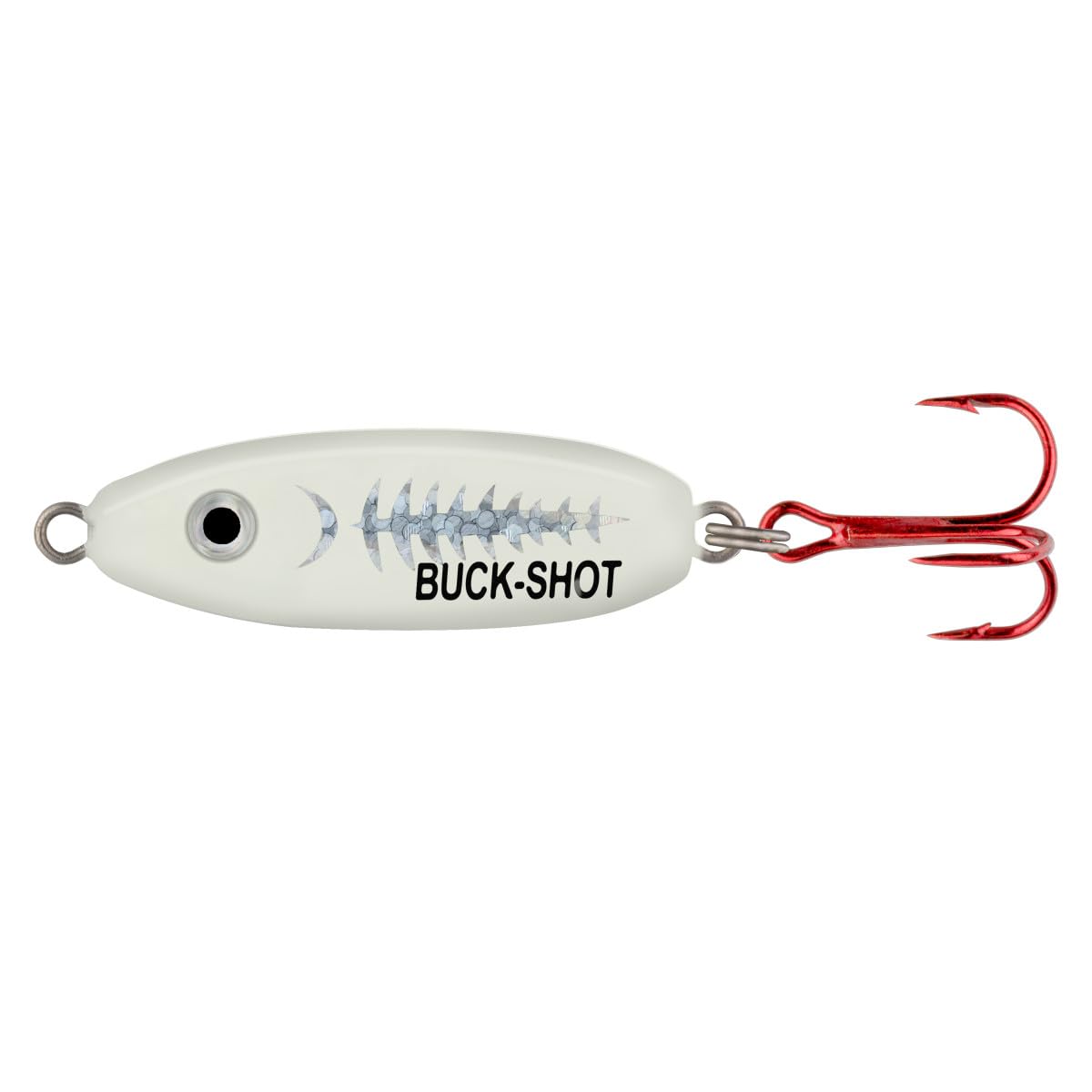 Northland Tackle Buck-Shot Coffin Spoon 1.5-inch lure with rattle for murky water jigging.