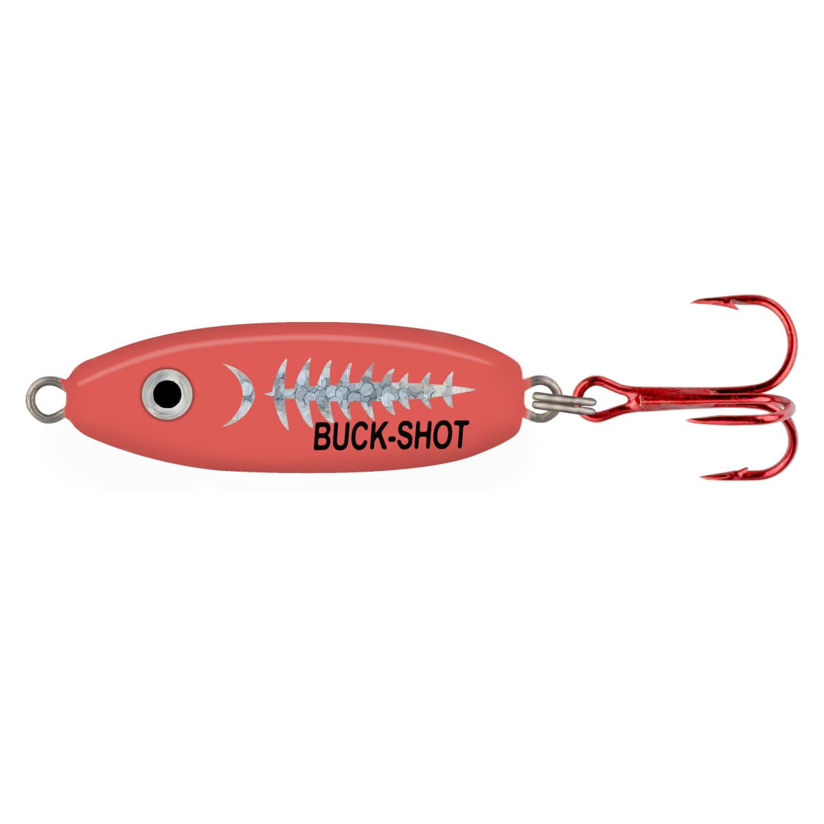 Northland Tackle Buck-Shot Coffin Spoon 1.5in with EXO RED finish attracts panfish