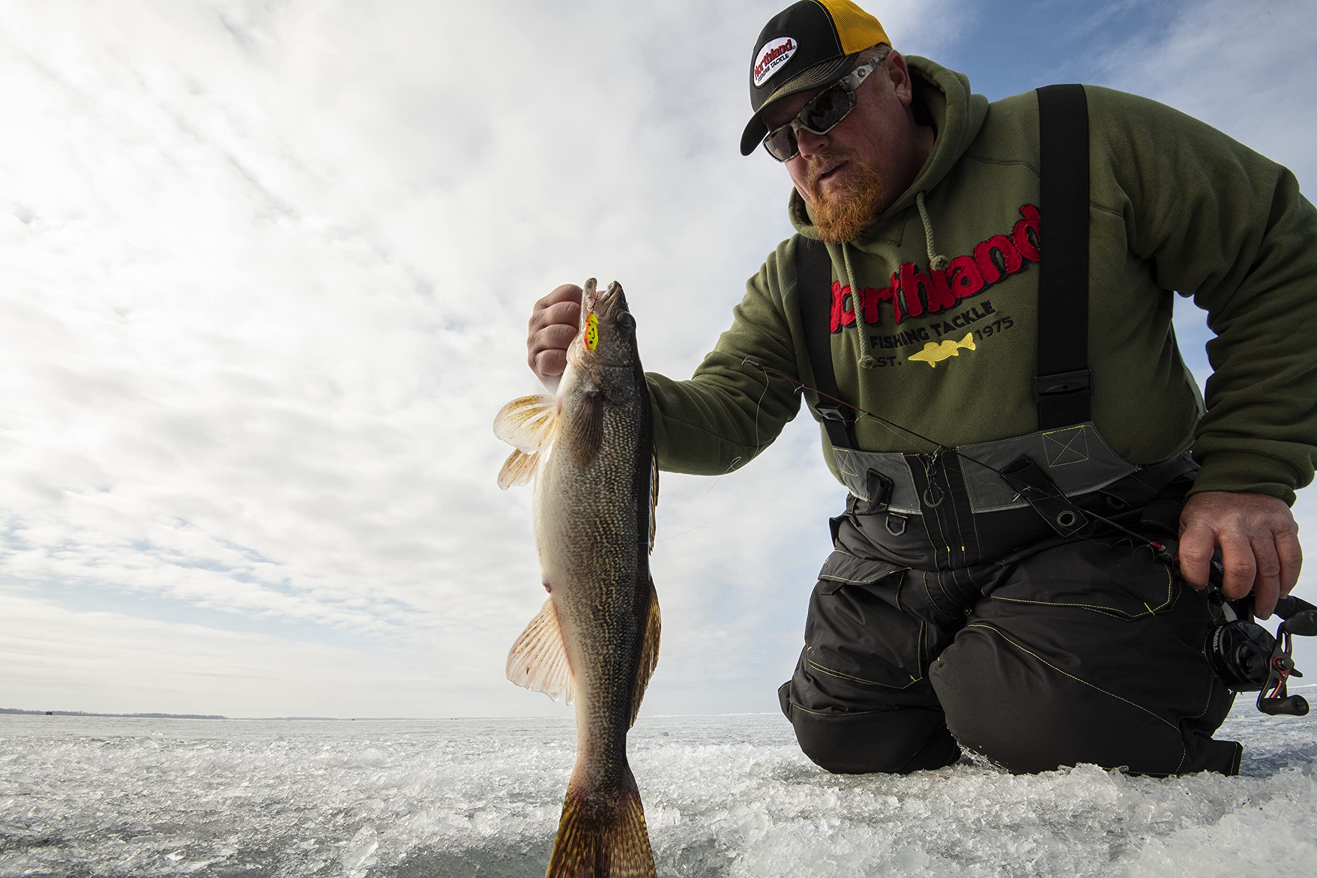 Buck-Shot Coffin Spoon brass rattle adds subtle attraction for fish.