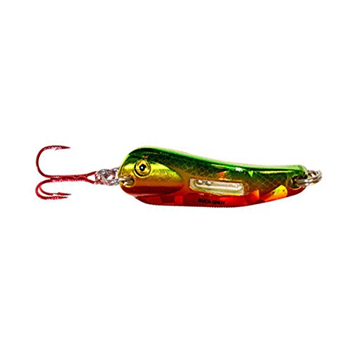 Northland Buck-Shot Flutter Spoon UV-coating finish enhances visibility.
