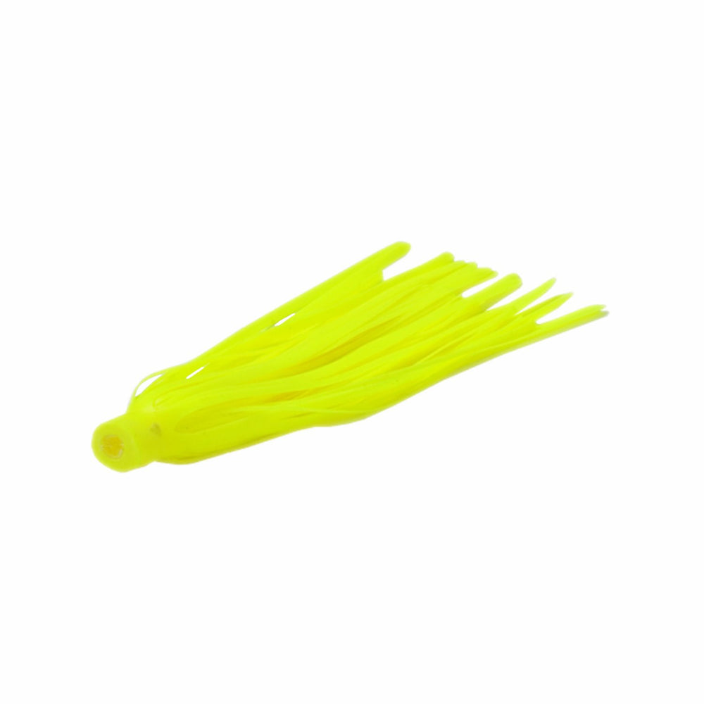 Northland Tackle Crazy Legs Skirt, yellow 3-inch, boosts lure action